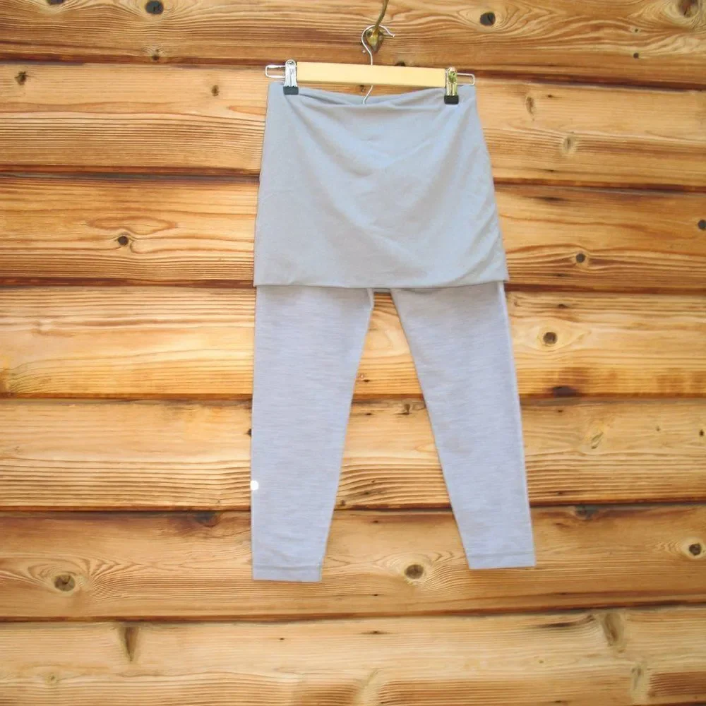 Lululemon Yin To You Crop Pants Leggings Fossil Slub 23